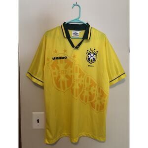 Brazil 1994-1996 Home Jersey - Umbro (made in Brazil)